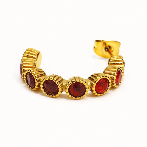 Product foto van de Amara Earrings Ruby