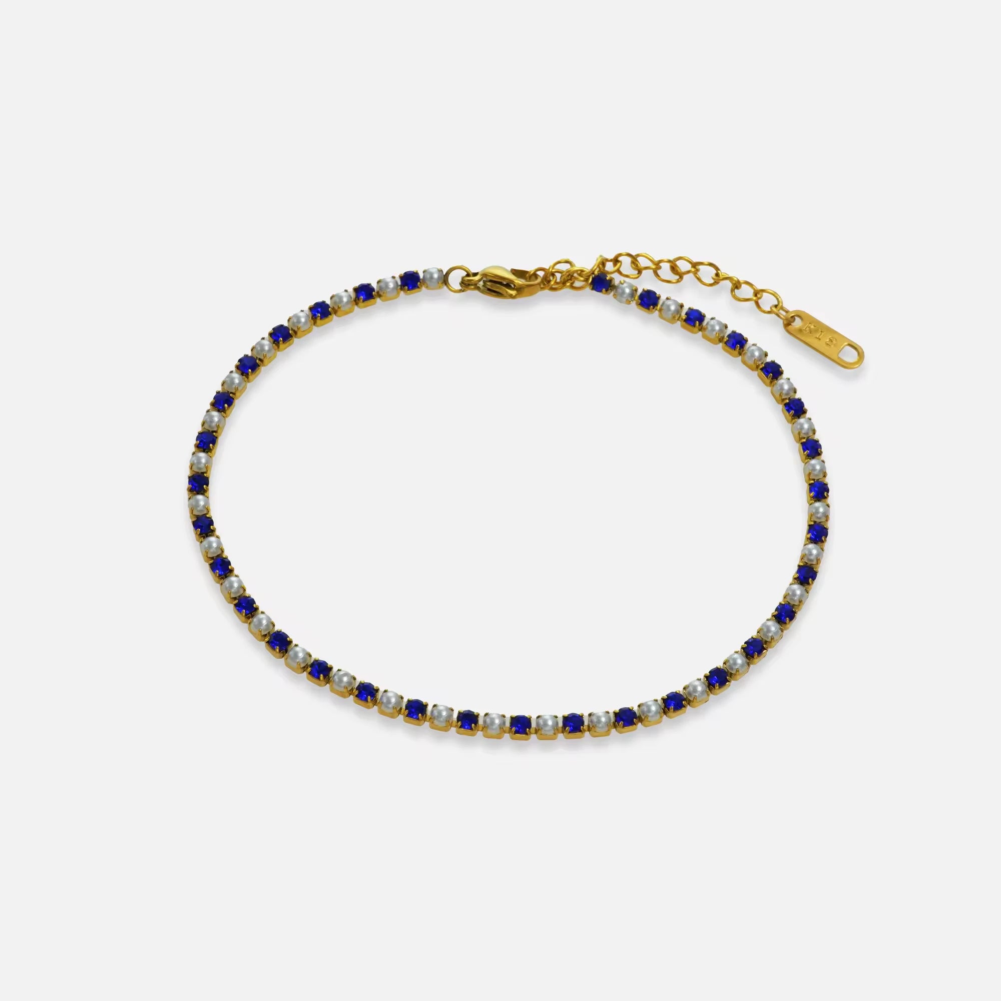 Product foto van Capri Anklet Dark Blue
