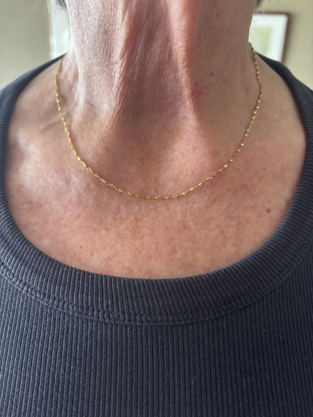 Model draagt de Fiore de ketting