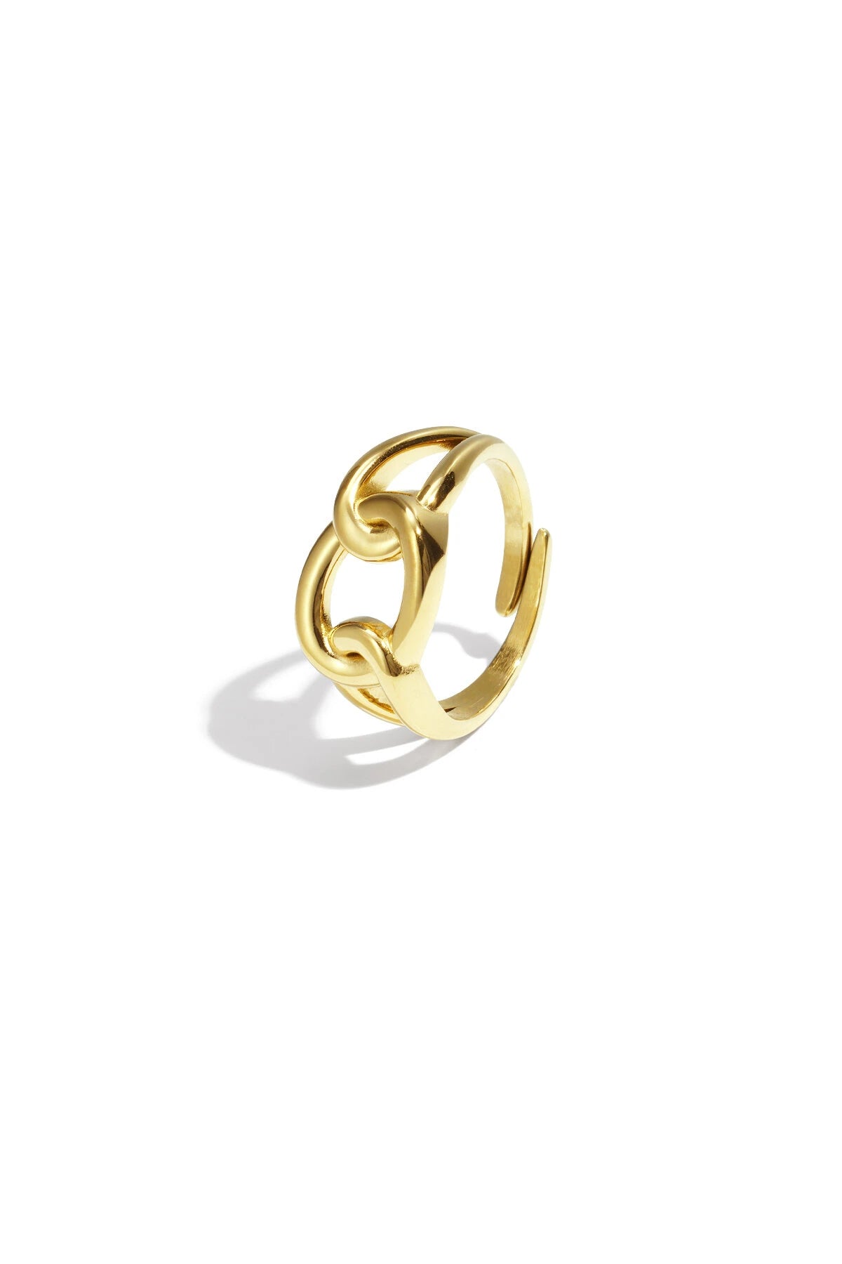 Product foto van The Knot Ring in Goud